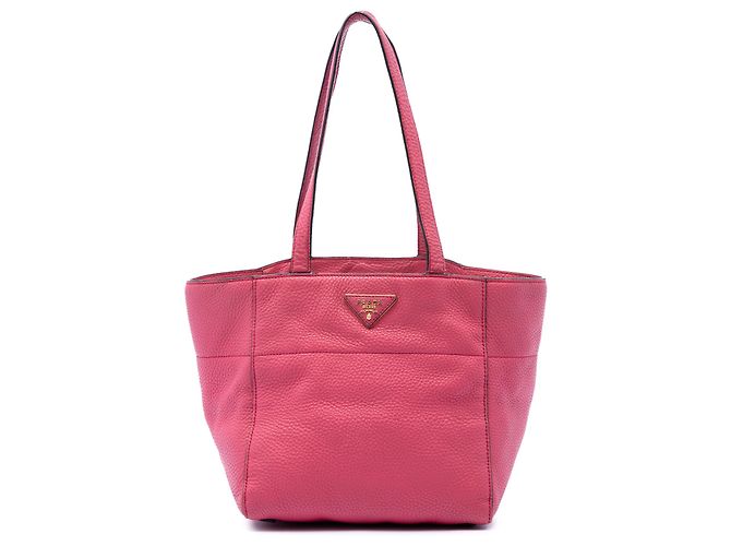 Tote Prada em Vitello Daino Rosa