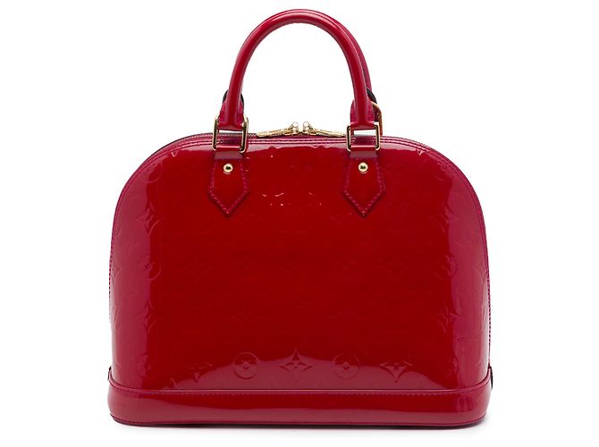Louis Vuitton Pink Monogram Vernis Alma PM