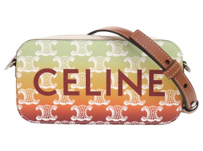 Céline Celine Horizontal Pouch Triomphe Canvas Shoulder Bag Multiple colors