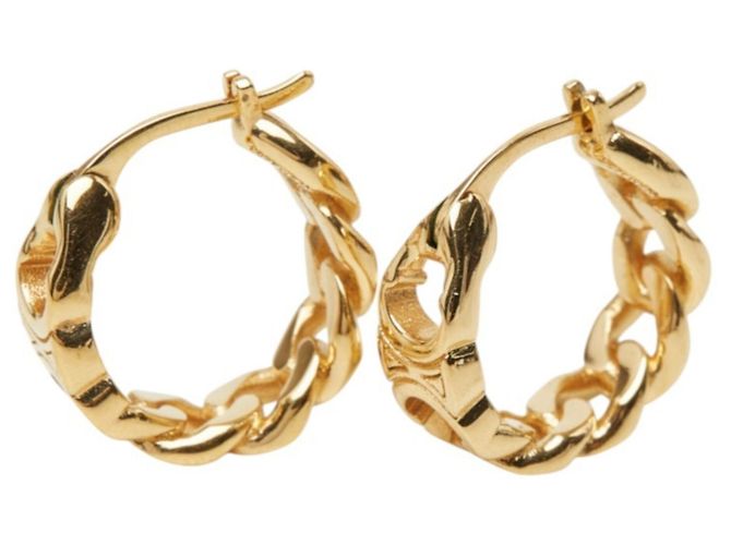 Céline Brincos de argola Celine Triomphe Gourmet Small Dourado