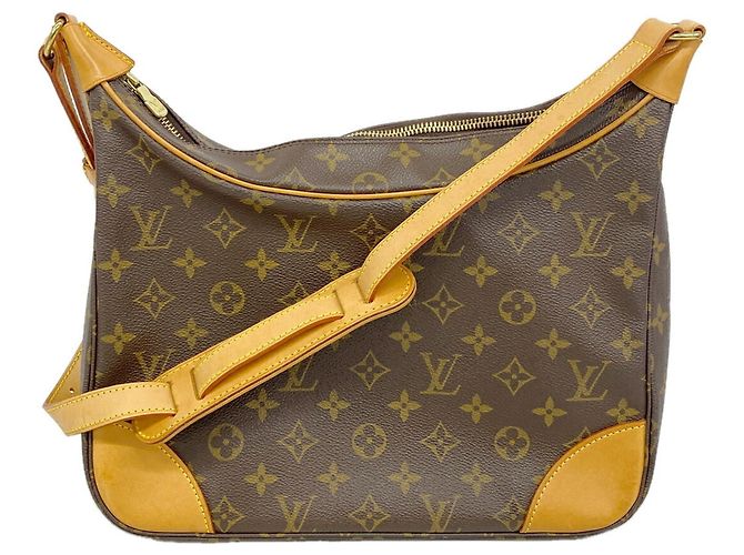 Bolsa de Ombro Louis Vuitton Monogram Boulogne 30 Marrom