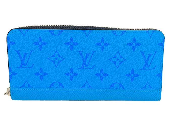 Portafoglio Zippy Louis Vuitton Taigarama Blu