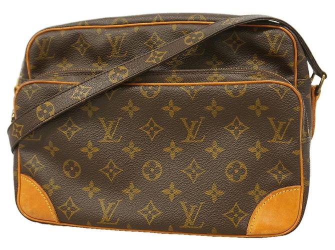 Louis Vuitton Monogram Nile Shoulder Bag Brown