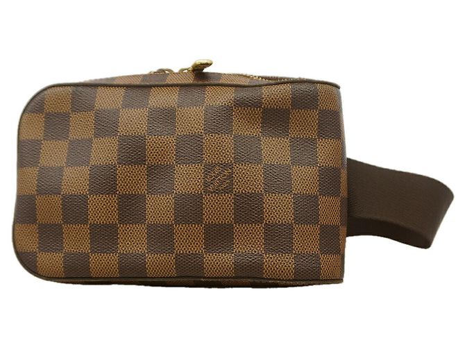 Borsa a tracolla Louis Vuitton Damier Geronimos Damier ebene
