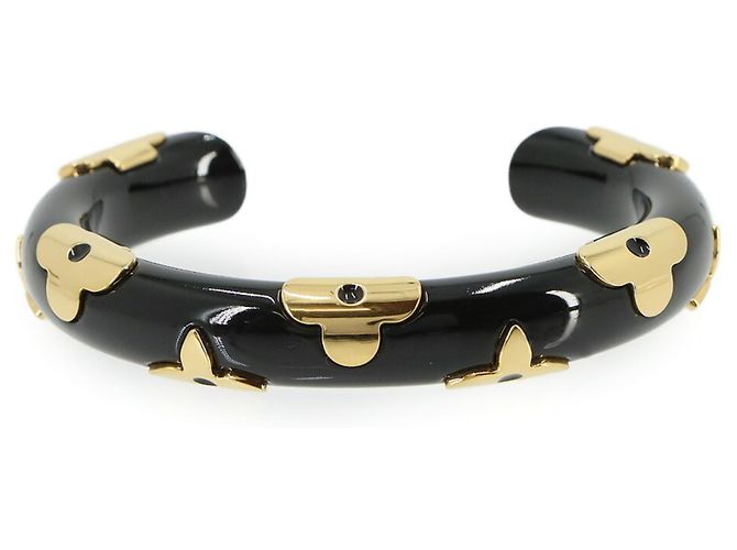 Bracciale Jonk Daily Monogram Louis Vuitton Nero D'oro