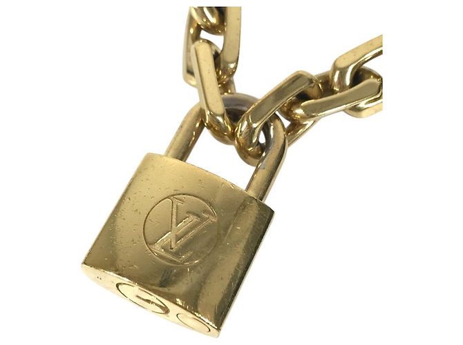 Louis Vuitton Collier LV Edge Cadena Chain Necklace D'oro