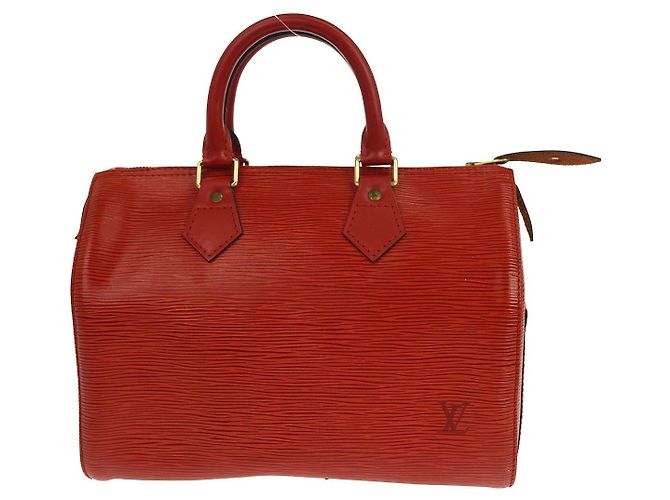 Louis Vuitton Speedy Epi Leather 25 Rouge