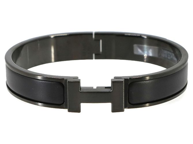Hermès Bracciale Hermes Clic HH T5 So Black Nero