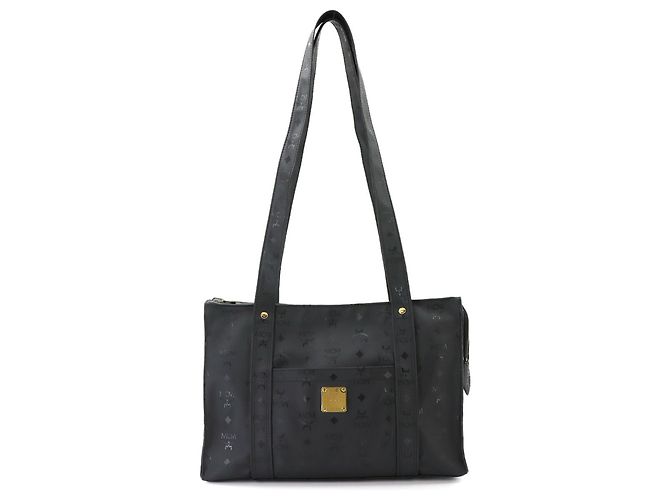 Bolso Tote MCM Visetos Logogram Negro