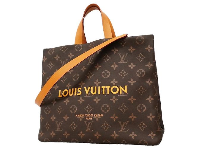 Louis Vuitton Monogram Shopper Tote MM Marrom