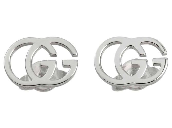 Orecchini Gucci GG Running in oro bianco 18K