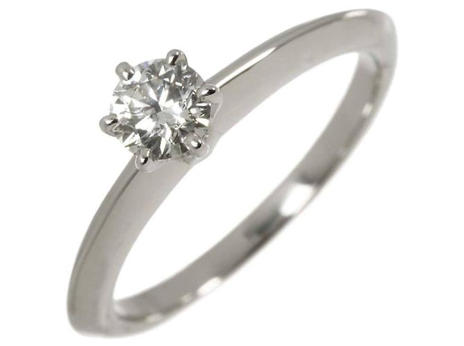 Autre Marque Tiffany & Co. Platin-Solitär-Diamantring