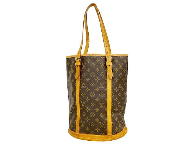 Sac cabas Louis Vuitton Monogram Bucket GM Marron