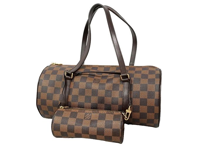 Borsa a mano Louis Vuitton Damier Papillon 30 Damier ebene
