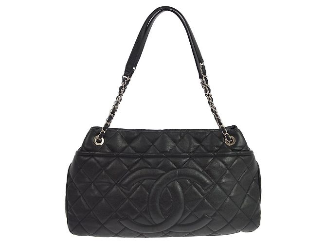 Classique Chanel Timeless CC Soft Quilted Caviar Large Noir