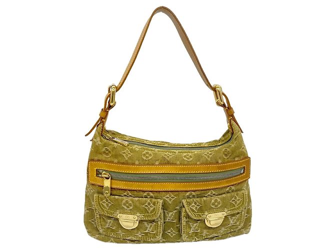Louis Vuitton Monogram Denim Baggy PM Schultertasche