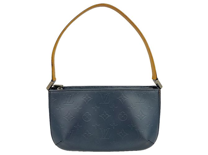 Bolsa de Ombro Louis Vuitton Monogram Mat Fowler Azul