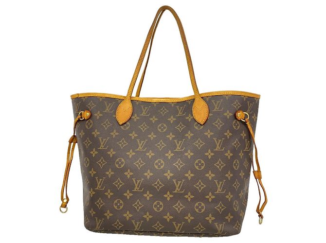 Saco Tote Louis Vuitton Monogram Neverfull MM Marrom