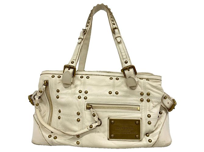 Louis Vuitton Cruise Line Rivet Handbag Cream