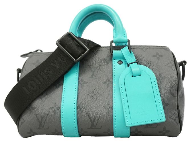 Bolso Louis Vuitton Monogram Eclipse Reverse Turquesa