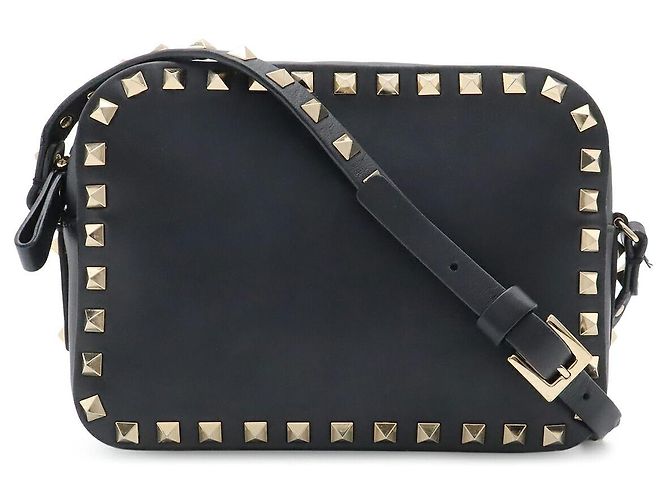 Valentino Garavani Bolsa de Ombro Valentino Rockstud Preto