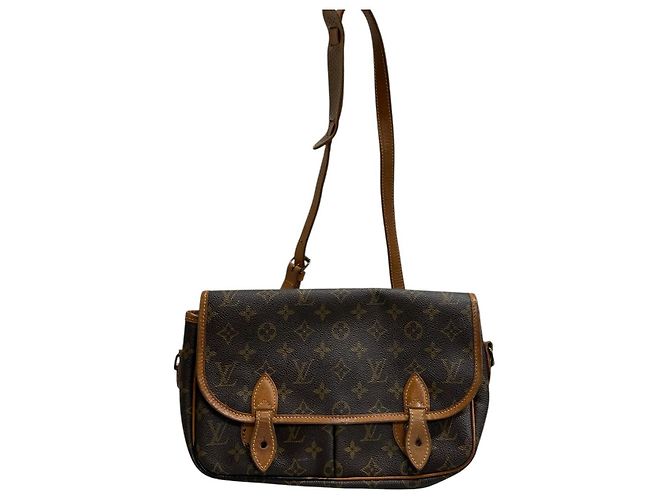 Borsa a tracolla Louis Vuitton Monogram Marrone