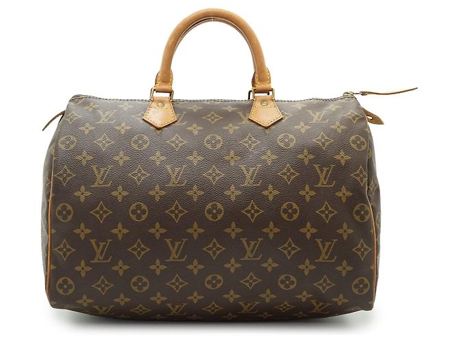 Bolsa Louis Vuitton Vintage Cloth Speedy Marrom