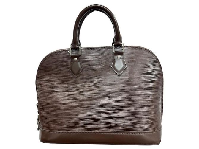 Louis Vuitton Epi Handtasche Braun