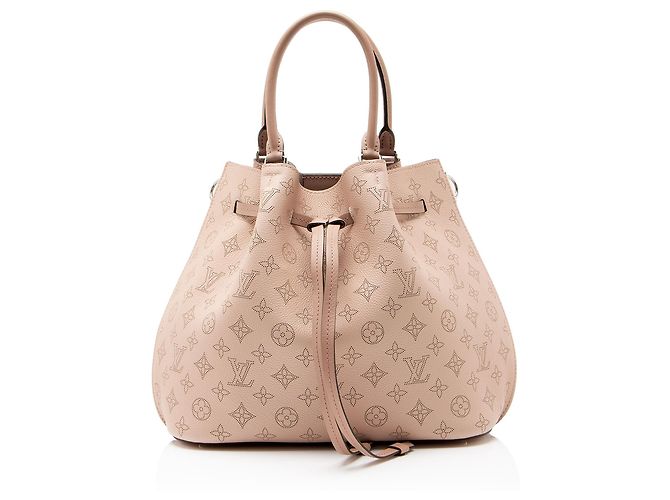 Louis Vuitton Mahina Leather Girolata Tote Pink