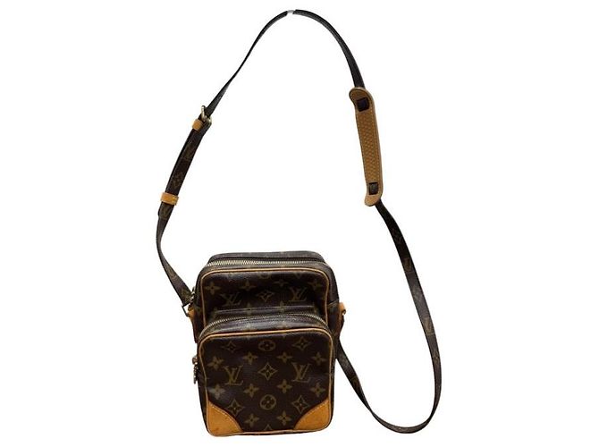 Bolso de hombro Louis Vuitton Monogram Castaño