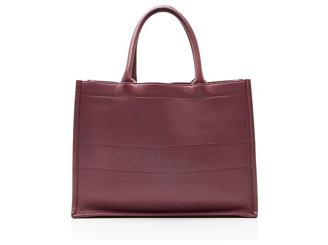 Autre Marque Dior Book Tote Medium aus Kalbsleder Pink