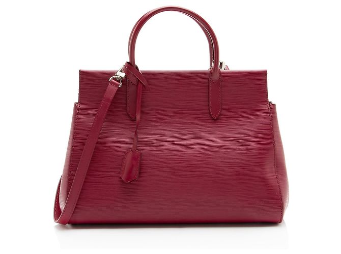 Borsa Louis Vuitton Marly MM in pelle Epi Rosa