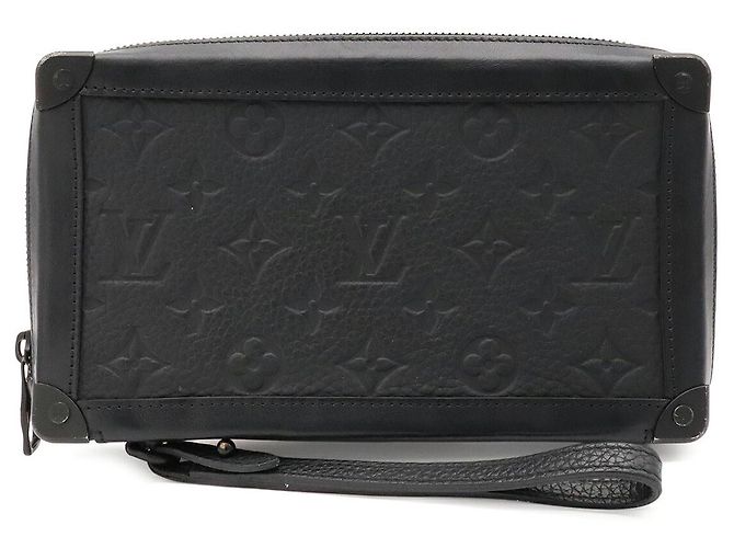 Pochette Soft Trunk Louis Vuitton Noir