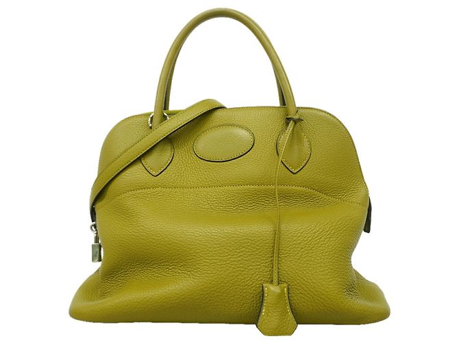 Hermès Hermes Bolide 31 Handtasche Grün