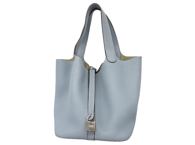 Hermès Sac à main Hermes Picotin Lock MM Bleu