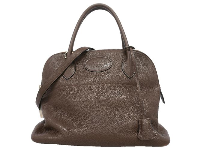 Hermès Hermes Bolide 31 Handtasche Schokolade