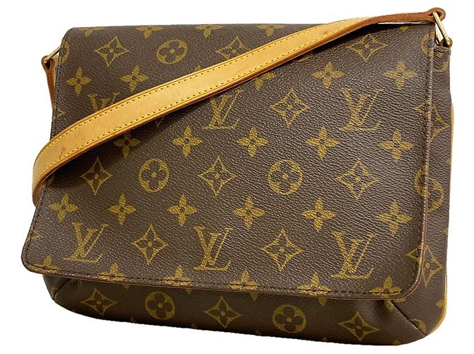 Bolsa de Ombro Louis Vuitton Monogram Musette Tango Marrom
