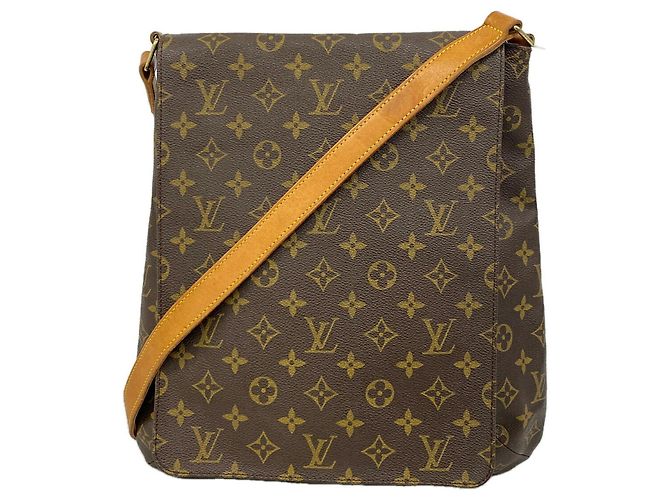 Sac à épaule Louis Vuitton Monogram Musette Marron