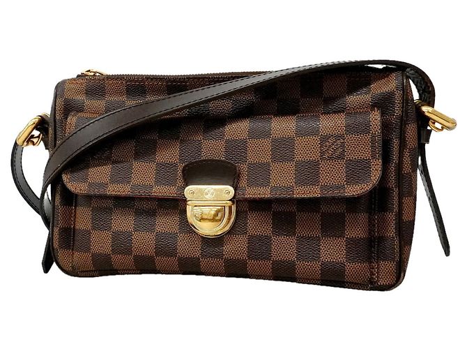 Bolsa de Ombro Louis Vuitton Damier Ravello GM Damier ebene