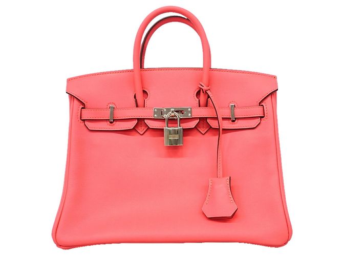 Hermès Bolsa Hermes Birkin 25 Rosa
