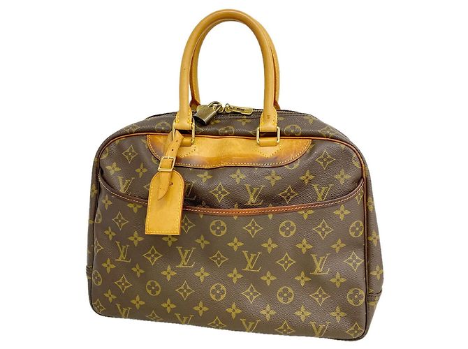 Louis Vuitton Monogram Deauville Handtasche Braun