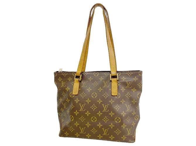 Saco Cabas Piano Monogram Louis Vuitton M51148 Marrom