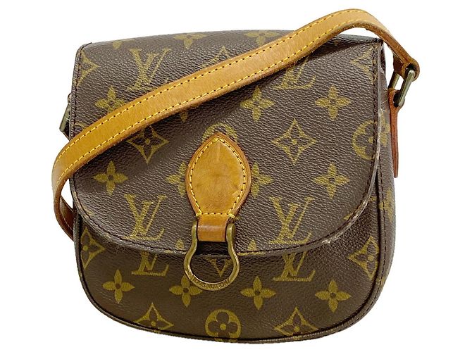 Sac à épaule Louis Vuitton Monogram Mini Saint Cloud Marron