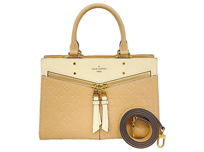 Bolso Louis Vuitton Monogram Empreinte Three PM Beige