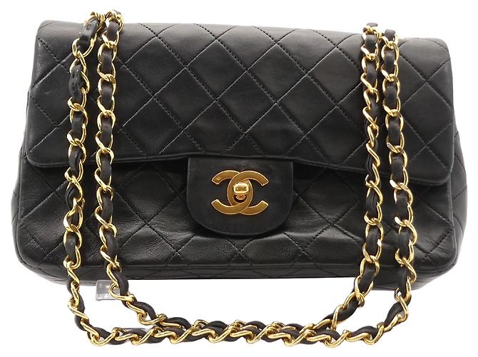 Chanel Classic Double Flap Quilted Lambskin Small