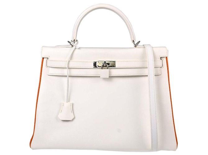 Hermès Hermes Kelly Sellier Epsom Branco