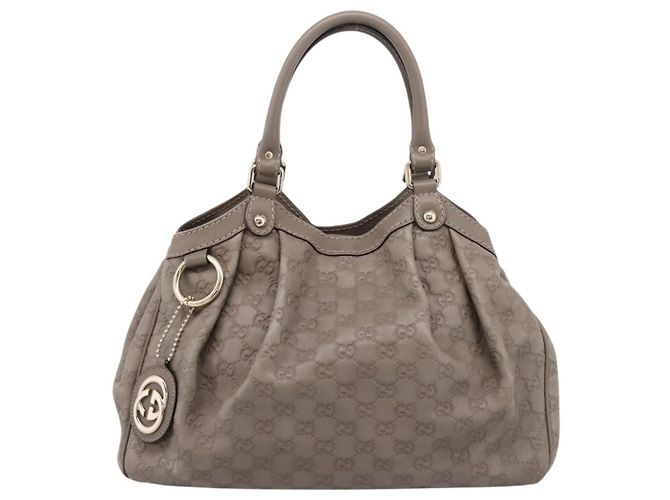 Gucci Sukey Guccissima Leather Medium Marron