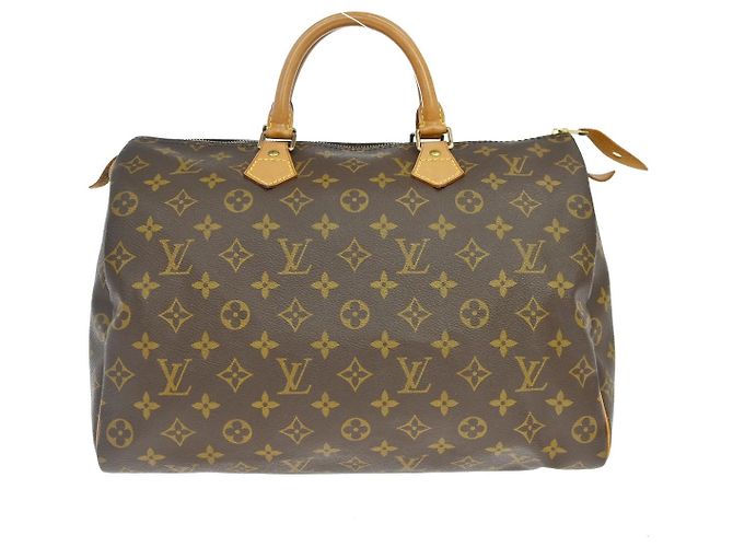 Louis Vuitton Speedy Monogram Canvas 35 Marron