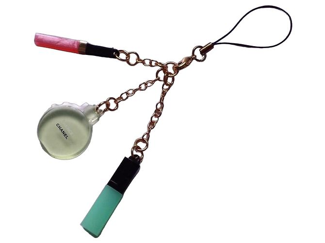 Chanel Charm per telefono Rosa Verde