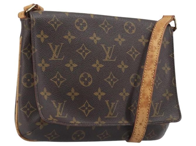 LOUIS VUITTON Monogram Musette Tango Long Strap Bag M51388 LV Auth BA15772 Monogramma